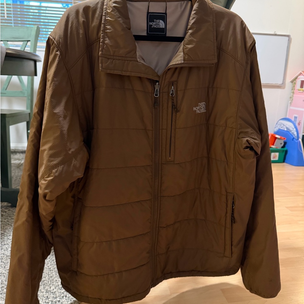 The North Face Men's Tan Puffer Jacket
